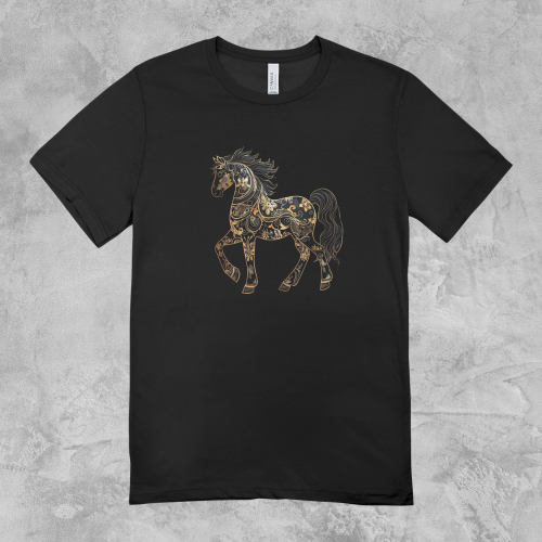 Kaos Distro Pria Wanita Animal Horse